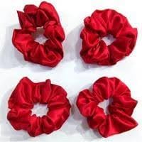 Benim Marifetlerim - Kırmızı Saten Lastik toka 1 Adet