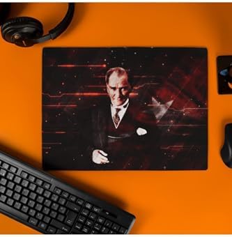 Atatürk Tasarımlı 40X30 Mousepad - Mouse Pad - Fare Altlığı