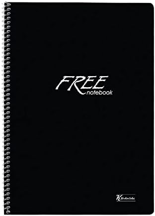 A4 Kareli 120 Yp. PP Kapak Spiralli Okul Defteri