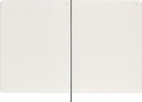 Çizgili Smart Defter Siyah Xl Boy Yumuşak Kapak