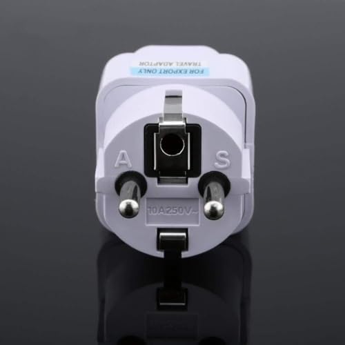 4’ü 1 Arada Uluslararası Seyahat Priz Adaptörü, ABD/AB/İngiltere/Avustralya Fiş Tipi, Çoklu Cihaz Şarj, Kompakt ve Taşınabilir Dönüştürücü, Akıllı Telefon Tablet Laptop Uyumlu, Kaliteli ABS