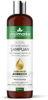 Yeşilmarka Doğal Dökülme Karşıtı Şampuan, Besleyici, Kuru ve İnce Telli Saçlar, Doğal Yağlar ve Botanik Özler ile Aşılanmış, Saç Dökülmesine Karşı Şampuan, 400 ml