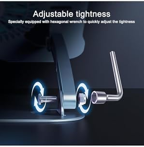 Dizüstü Bilgisayar Standı, Ayarlanabilir Yükseklik, Soğutucu Fanlı, Alüminyum, Gümüş