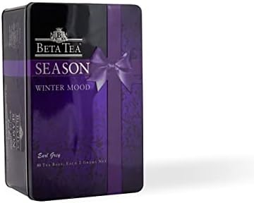 Beta Tea Beta Season Winter Mood Bardak Poşet Metal Ambalaj 80 x 2 GR (Seylan Çayı - Ceylon Tea)