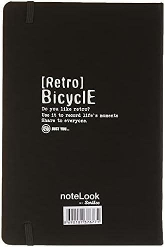 Notelook Tekstil Kapak Çizgili Defter A5 Beyaz