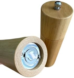 Bambu Ahşap Gövdeli Tuz Karabiber Değirmeni Baharat Öğütücüsü 21 Cm - 2 Adet - 378