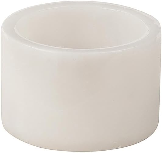 Nero Mermer Baharatlık 6x10 cm Mermer Tuzluk Biberlik Dekoratif Baharatlık Beyaz