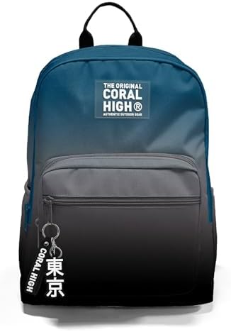 Dört Bölmeli Nefti Gri Ortaokul Çantası - Erkek Çocuk