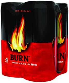 Burn Enerji İçeceği Kutu 4x250 ML