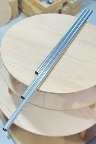 Oklava Paslanmaz Çelik Metal Pratik 75 Cm Hamur Yufka Açıcı Merdane Oklava