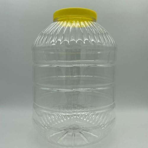 - Sarı Kapaklı Şeffaf Gövde Turşu Bidonu 2 Litre