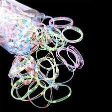 Benim Marifetlerim - Şeffaf Puantiyeli Lastik Toka 100 Adet