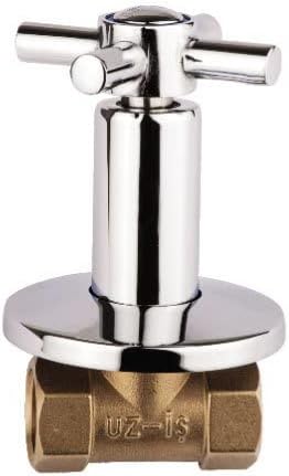 TSE’li Uz-İş 1/2 Ara Kesme Valf Vana AçKapa Duvara Gömme