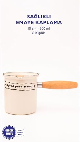 Ahşap Saplı Cezve (500Ml-6 Kişilik)