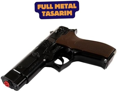 Oyuncak Focus Bang Full Metal Gerçekçi Tasarımlı Tabanca Mantar Mermi (Pistol)
