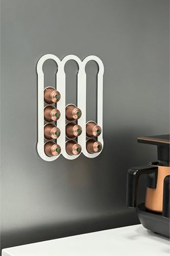 Uyumlu Metal Kahve Kapsül Tutucu Mıknatıslı Kapsül Düzenleyici