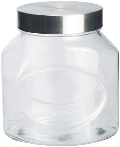 80387 Elipse saklama kabı cam, 1.5 litre, şeffaf/paslanmaz çelik