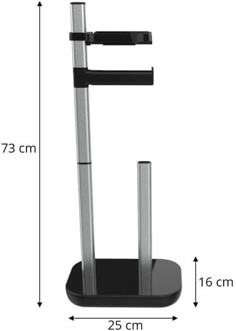 Sui Tuvalet Kağıtlık - SİYAH - M-E75-06
