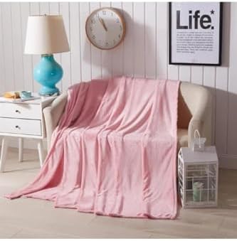 Battaniye Televizyon Battaniyesi Peluş Polar Battaniye Tek Kişilik 170 * 230 Pembe