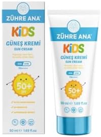 Zühre Ana Kids Çocuk Güneş Kremi Spf 50+ Uva Uvb Leke Karşıtı Yüksek Koruma + E Vitamini 50 Ml