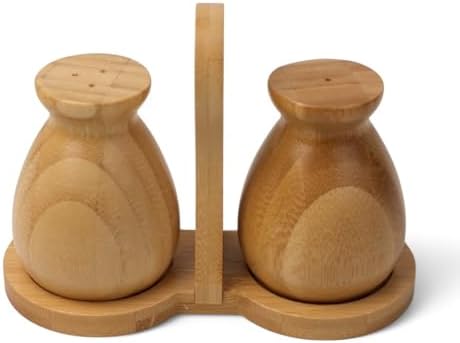 Doğal Piyon Şeklinde Bambu Tuzluk ve Karabiberlik | Antibakteriyel, Sağlıklı ve Doğa Dostu Ahşap Tuzluk & Biberlik Seti – Şık ve Dayanıklı Tasarım