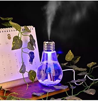 Hava Nemlendirici Ampul Görünümlü Hazneli Buhar Makinesi 400 ml