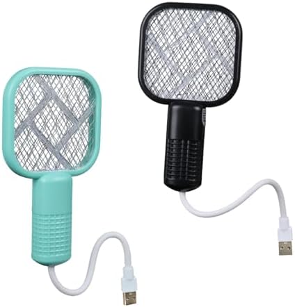 GüncelÇarşı 1 Adet USB Sinek Öldürücü Mini Raket UV Mor Işıklı Elektrikli Sivrisinek Öldürücü, Powerbank, adaptör, laptop vb. güç alabileceği her usb girişte çalışır