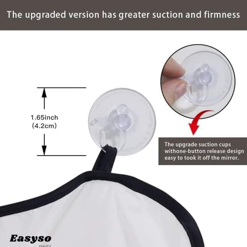 Easyso Max Erkek Sakal Önlüğü, En iyi Hediye, Tıraş Örtüsü, Lavabo için Sakal Tıraş Önlüğü, Pratik Sakal Düzeltme Önlüğü, Berber Pelerini, Sakal Silindiri Büyük Boy/VANTUZLU/- BEYAZ