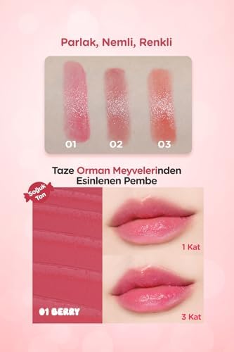 MISSHA Dudakları Nemlendiren Parlak Bitişli Renkli Dudak Balmı A'pıeu The Pure Candy Color Balm No.02 Plum