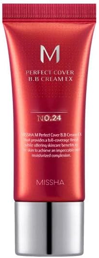 MISSHA Mükemmel Kapatıcılık Sunan Çok Fonksiyonlu M Perfect Cover BB Cream Ex SPF42 PA+++ No.24 (20ml)