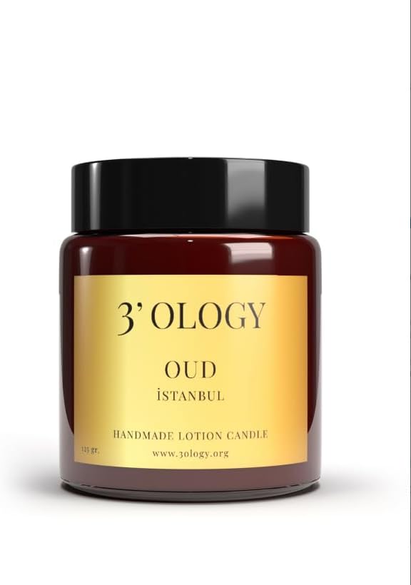 3'OLOGY Oud Istanbul Handmade Lotion Candle, 125 gr