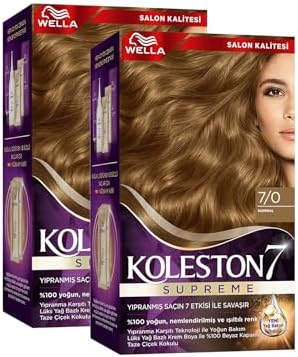 Wella Koleston Supreme Saç Boyası 7/0 Kumral x2'li
