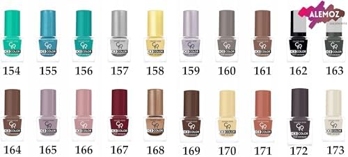 Golden Rose Ice Color Nail Lacquer Glitter No:225 - Oje