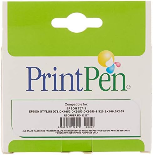 EPSON T0711 Siyah Muadil Mürekkep Kartuşu