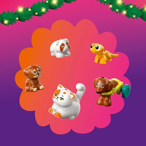 2025 Yılbaşı Takvimi 42668 – 6 Yaş ve Üzeri Kız ve Erkek Çocuklar için Günlük Sürprizli Yaratıcı Oyuncak Yapım Seti, Eğitici ve Yaratıcı Hediye Fikri (237 Parça)