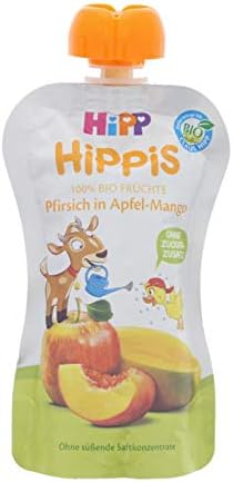 HiPP Organik Şeftalili Mangolu Elma Püresi 100 gr