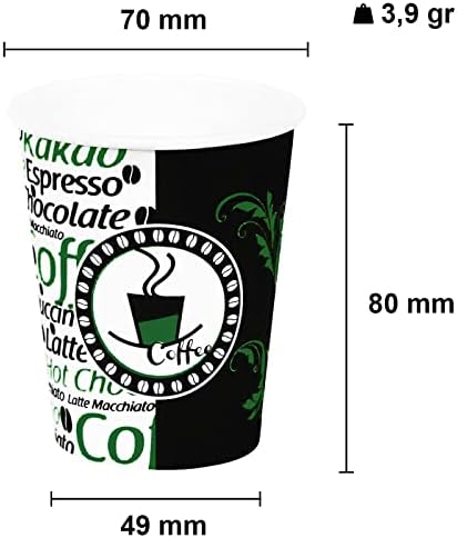 Aygün Cup 7 Oz 180 ml Karton Bardak Otomat 300 Adet Kalın Bardak