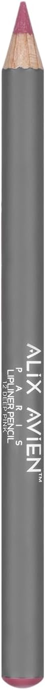 ALIX AVIEN Uzun Süre Kalıcı Dağılma Yapmayan Nemlendirici Dudak Kalemi - Lipliner Pencil 12 Deep Pink