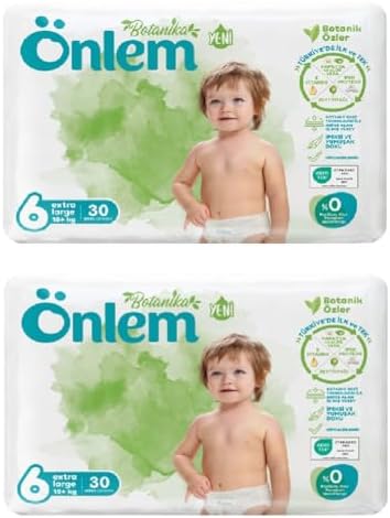 Önlem Botanika Bebek Bezi İkili Jumbo Paket Extra Large 30 Adet
