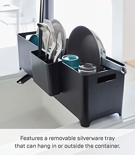 , Tower, Bulaşık için Bulaşıklık, Tek Boyut, Siyah