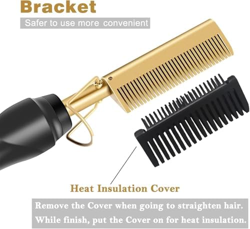 Bolivia's Sıcak Tarak Saç Düzleştirici, Profesyonel Seramik Yüzeyli, Hızlı Isınan Çift Fonksiyonlu Saç Şekillendirici, Ev ve Seyahat Kullanımı İçin Pratik Çözüm