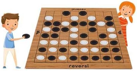 Zet Zeka REVERSİ Ahşap ve Akıl Oyunu 5+ Yaş 2 Oyuncu