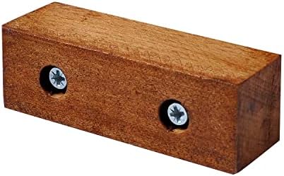 Masa Mobilya Koltuk Ayak Yükseltici 4'lü Set Boy 25 mm En 8 cm Kahverengi