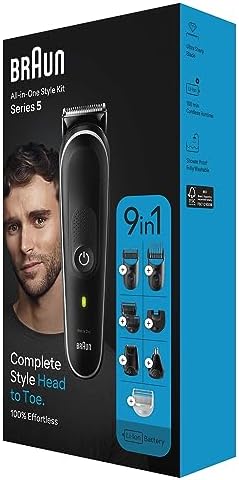 Braun Series 5 MGK5420 Hepsi Bir Arada Şekillendirme Seti, 9’u 1 Arada Erkek Bakım Kiti