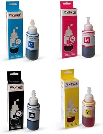 4X70 ML Plus L Serisi Mürekkep, Epson Uyumlu 4 Renk Takim - L100/L110/L200/L210/L220/L300/L310/L355/L365/L455/L550/L565/L800/L810/L850/L1300/L1800/ L382/L386/L455/1455/L3050/L3060/L3070
