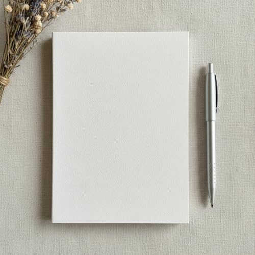 Noktalı Not Defteri – 64 Yaprak, 90 gr Ivory Kağıt, Amerikan Ciltli Not Defteri, Ofis ve Günlük Kullanım İçin İdeal (Beyaz, A6 (10,5cm x 14,8cm))