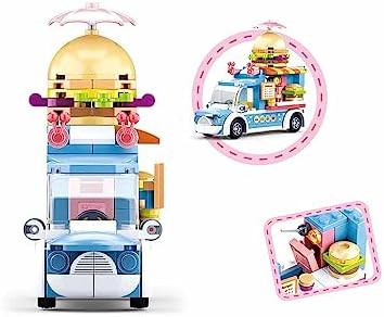 's Yemek Arabası-Hamburger Yapım Seti, 154 Parça