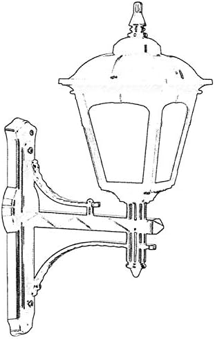 68185 Bahçe Aplik, 60 w, Siyah