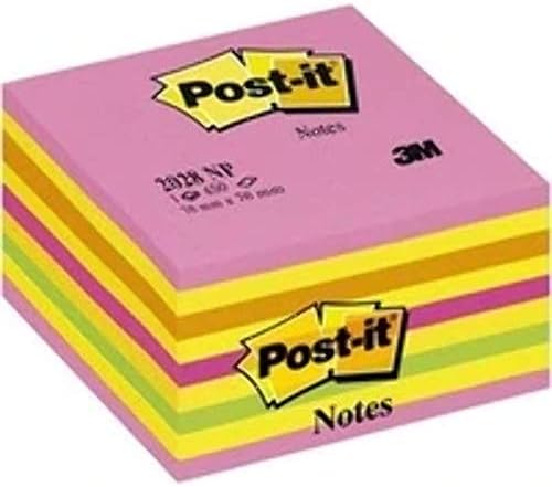 2028-Np Küp Not, Gökkuşağı Pembe Tonları, 450 Yaprak, 76x76 mm
