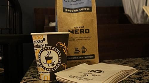 Aygün Excodi Cup -  4 oz Kullan At Bardak - 100 ml - 300 Adet Kaliteli Bardak - Türk Kahvesi, Espresso, Sızdırmaz, El Yakmaz (Bej - Ekspresso - Shot)